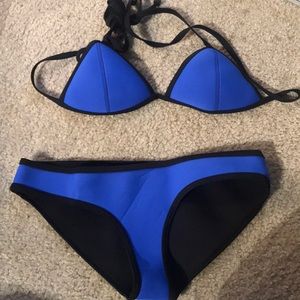 Small #Trinagl blue #bikini